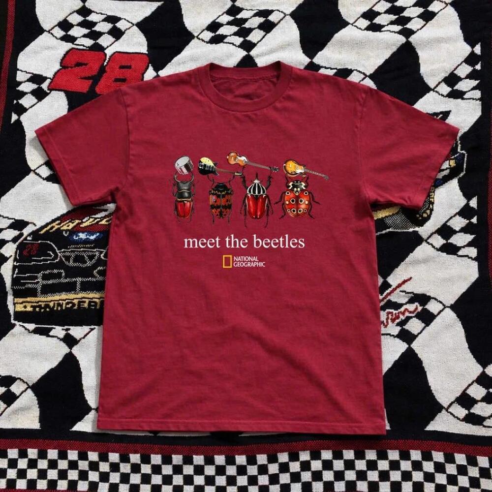 Red And Yellow National Geographic Beetles T Shirt